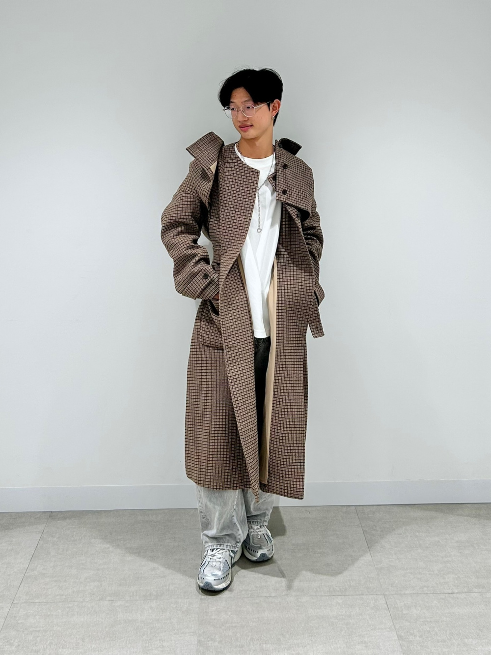 Mary Jane Shoes by rokh、2 Piece Coat/Checked by rokh」| GU的穿搭理念