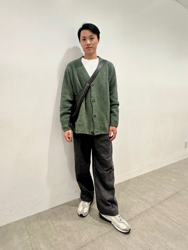 【とー様】m97880247036 コーデュロイバギーパンツ+EC(丈長め79.0～83.0cm)(セットアップ