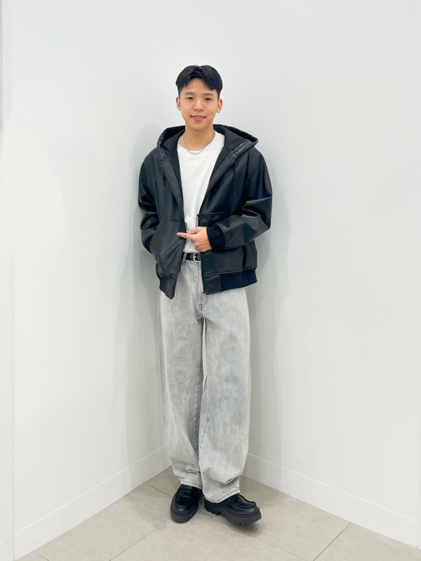 美品 ザ スタイリストジャパン 藍染め ガウン インディゴ 刺し子 ガウンコート 公式スタイリング | ジーユー
