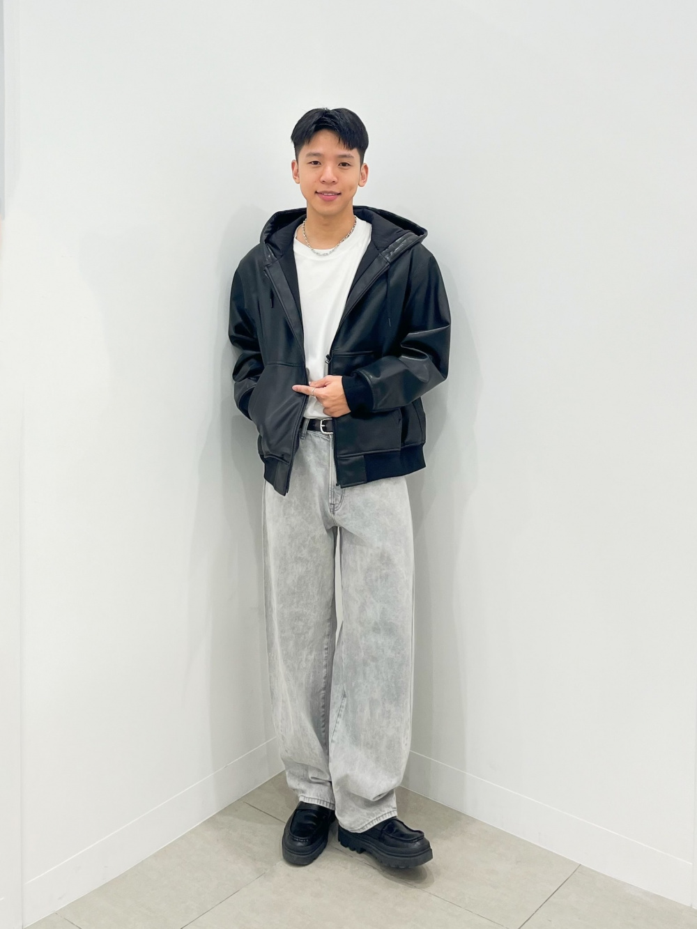 ドライポンチクルーネックT(5分袖)、オーバーサイズシャツ(長袖 ドライポンチクルーネックT(5分袖)、オーバーサイズシャツ(長袖