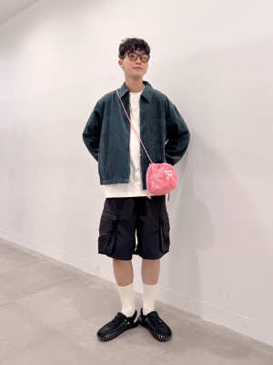 GU公式 | ナイロンカーゴショーツ