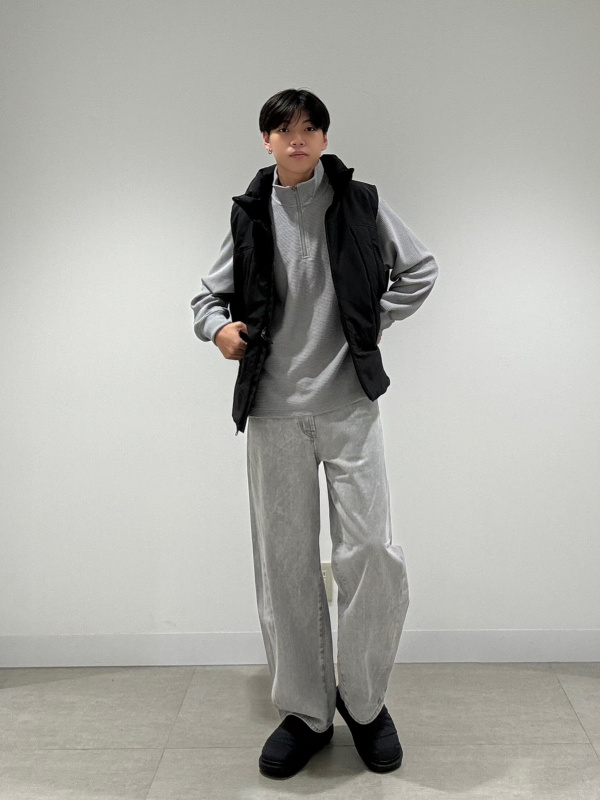 ケーブルカーディガン UNDERCOVER、ジップポケットシャツ