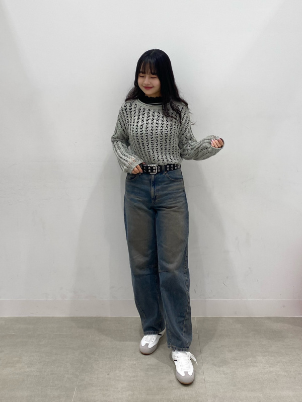 ドライストレッチジョガーパンツ B、ブラッシーニットVネック