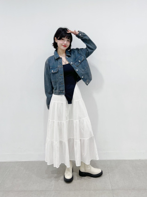 GU公式 | ブラフィールスクエアネックボディスーツ+X