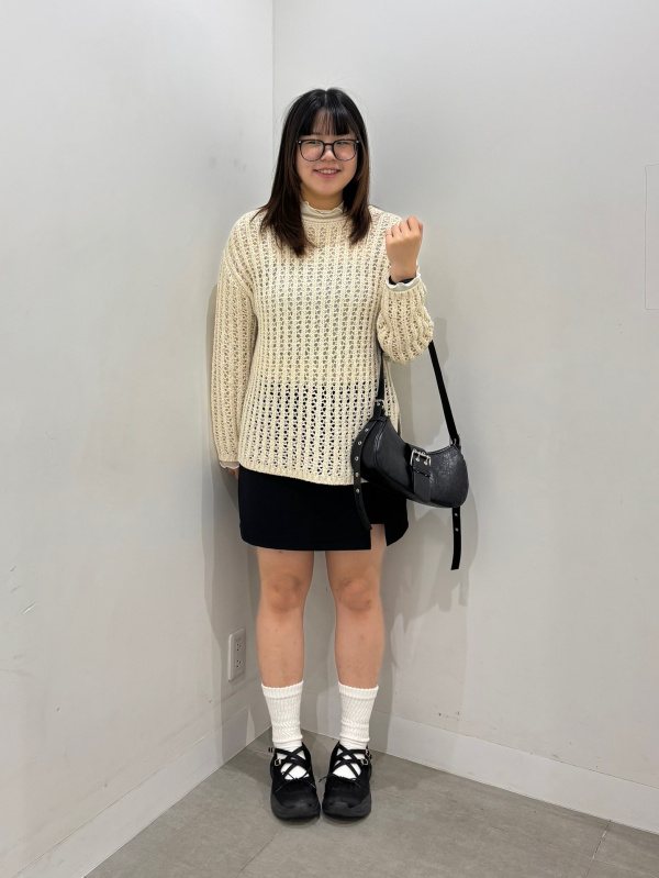ドライストレッチジョガーパンツ B、ブラッシーニットVネック