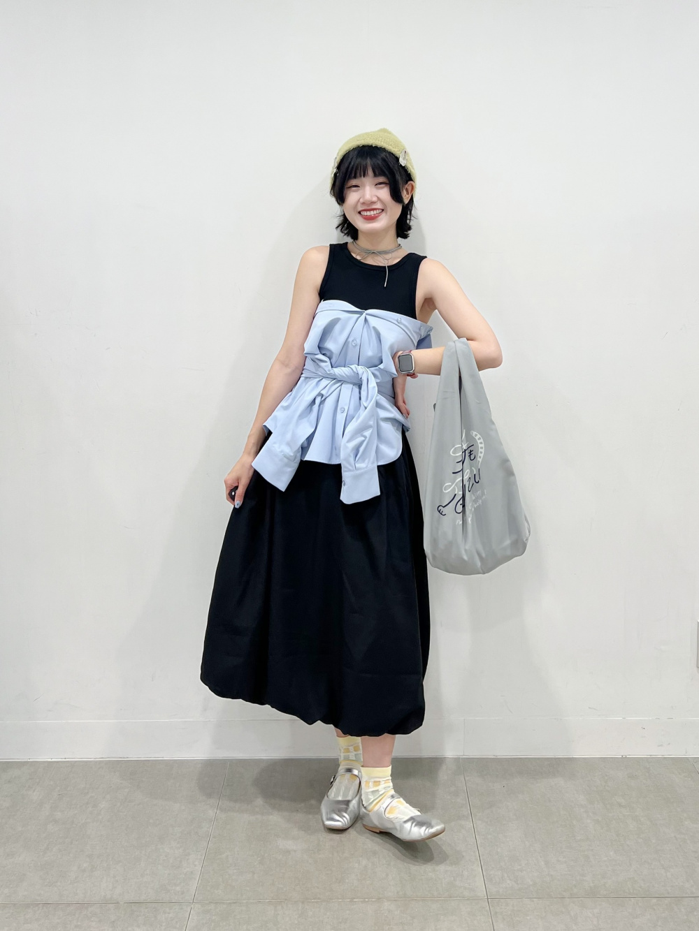 shinji7943さま専用　2点セット 2WAY布帛コンビネーションT(5分袖)Z、布帛コンビネーションワンピース