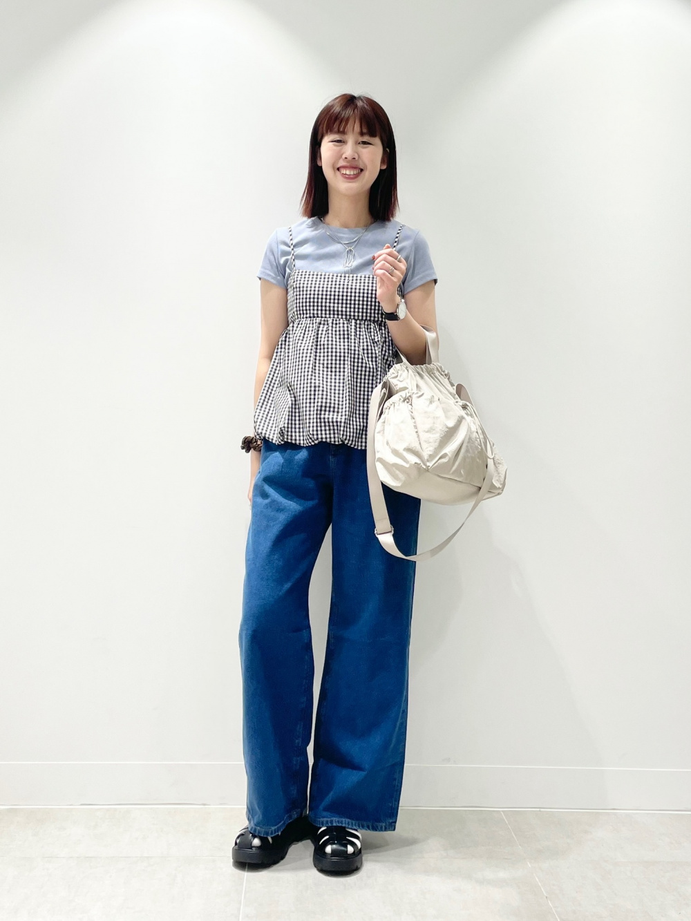 マウジー BEP GUN GRAPHIC CAMISOLE NAVY MOUSSY BEP GUN