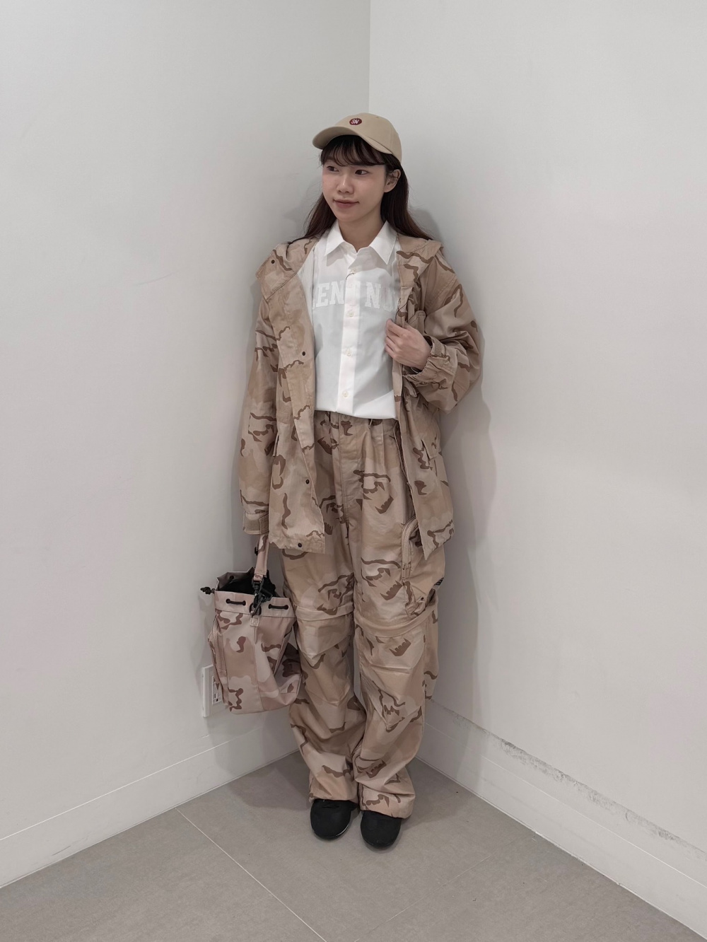 GU UNDERCOVER ユーティリティブルゾン BEIGE XSサイズ GU公式 | ユーティリティブルゾン UNDERCOVER