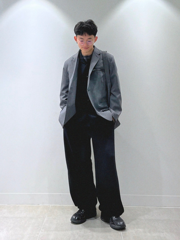 GU UNDERCOVER オーバーサイズ ジャケット テーパードパンツ グレー GU公式 | オーバーサイズジャケット UNDERCOVER