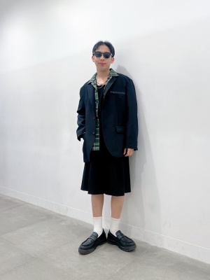 GU UNDERCOVER オーバーサイズジャケット BLACK Mサイズ GU公式 | オーバーサイズジャケット UNDERCOVER