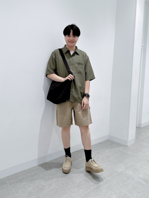 GU公式 | ペインターハーフパンツ