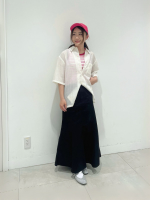 GU公式 | マルチボーダータンクトップ MUSEUM OF ICE CREAM +E