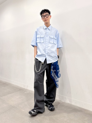 GU公式 | ユーティリティシャツ(5分袖) by rokh