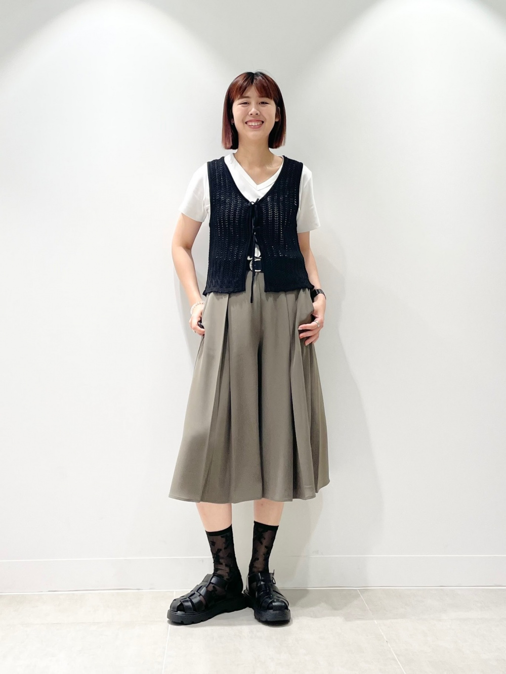 GU スモッキングキャミソールワンピース by rokh　白 黒 2枚 ボレロセットT by rokh、スモッキングキャミソールワンピース by