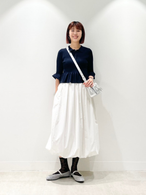 GU公式 | リブポロセーター(7分袖) by rokh