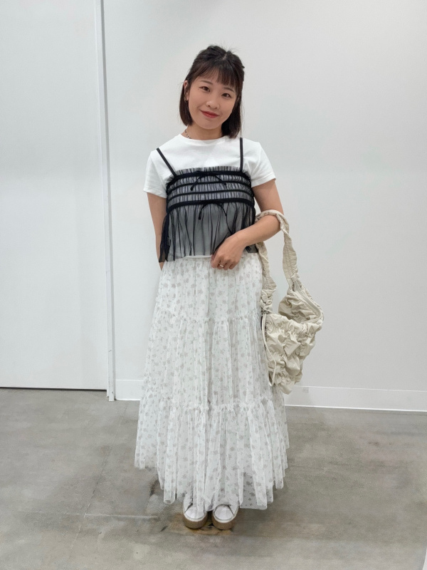 チュールスカート by rokh（レディース）の着用コーディネート一覧