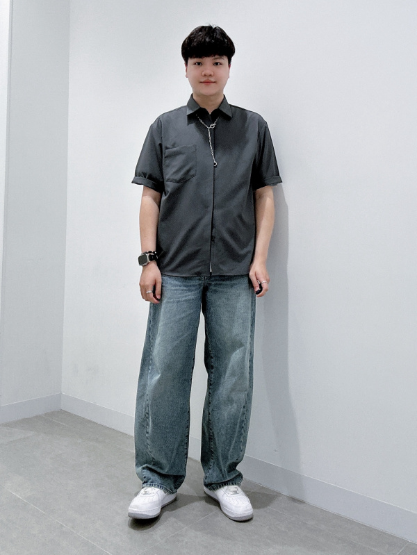 男裝網路獨家-barrel leg錐形牛仔褲(褲長稍長:80cm) | UQ 搜尋