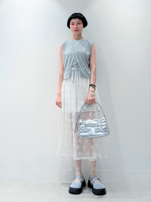 GU公式 | リブスリットプルオーバー(ノースリーブ)+EC