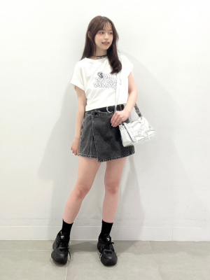 GU公式 | デニムラップスコートOSQ+E