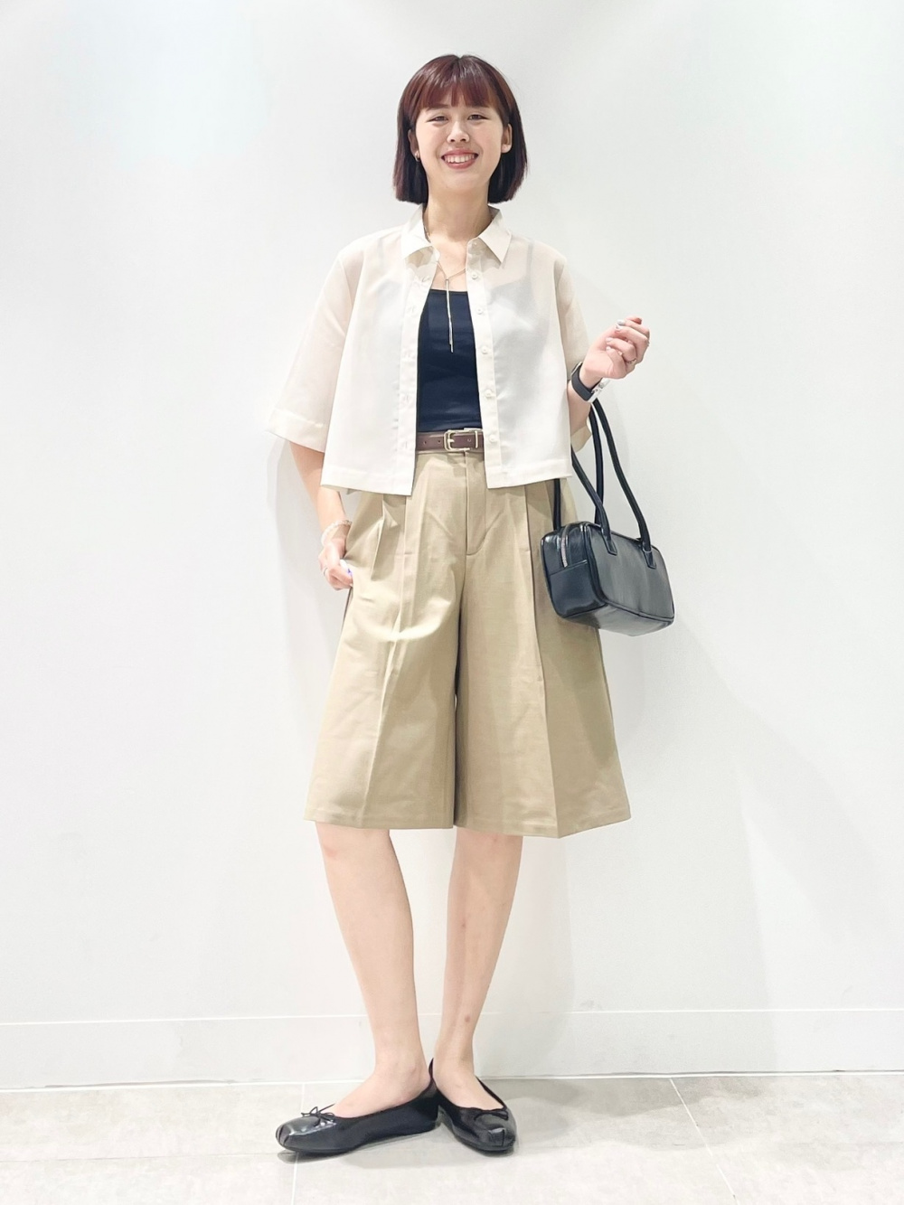 Metal Loop Belt、Washable Straight Pants/Z+EC」| GU的穿搭理念