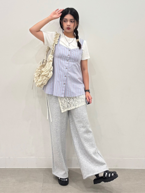 BlueWave 野球ジャージ サイズLL 女裝條紋細肩帶上衣(成套穿搭推薦) | UQ 搜尋