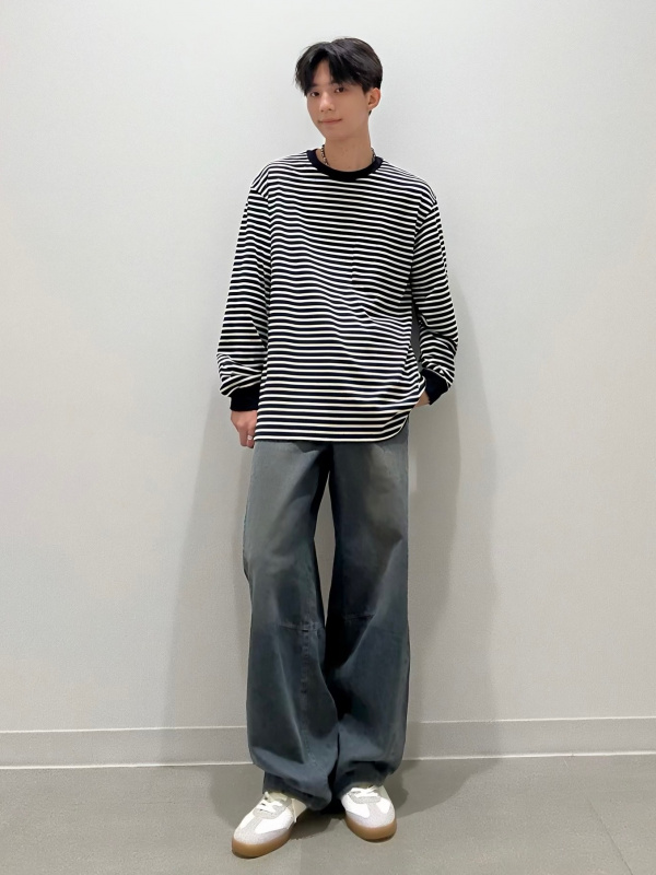ユニセックス セットアップ パッチワーク ジャケット キャロットフィット パンツ 公式スタイリング | ジーユー