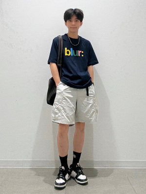 GU公式 | グラフィックT MUSIC 1/Blur