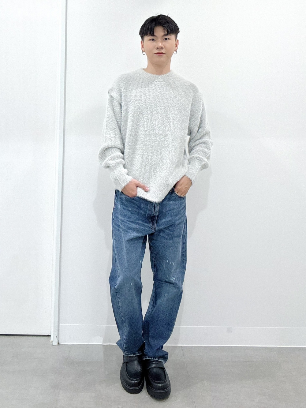 ジップアップブルゾン UNDERCOVER、ジップポケットボーダーT(長袖