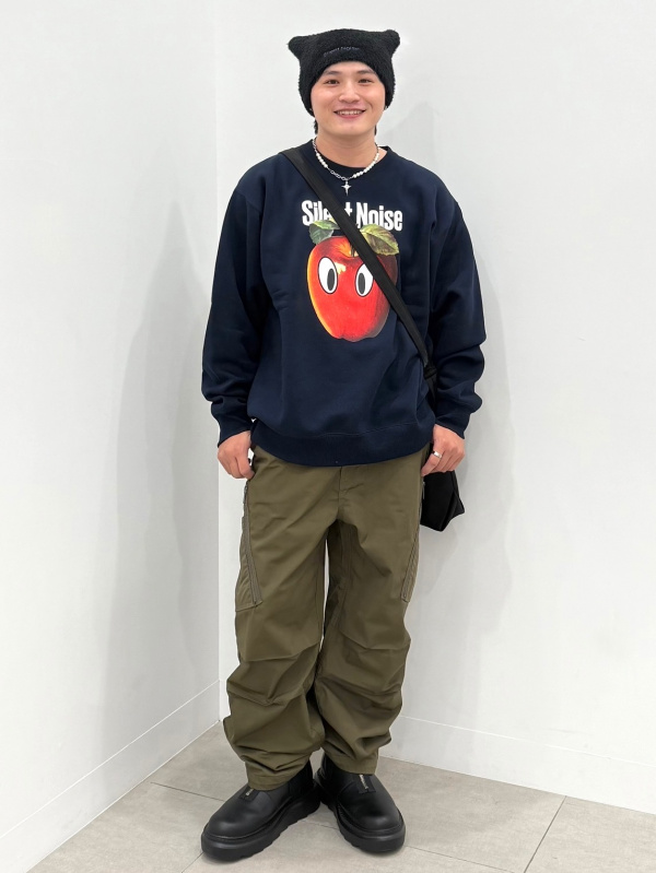 リバーシブルブルゾン UNDERCOVER、シャギークルーネックカーディガン