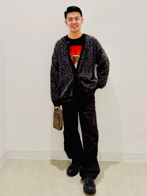 グラフィックT UNDERCOVER 1、シャギークルーネックカーディガン
