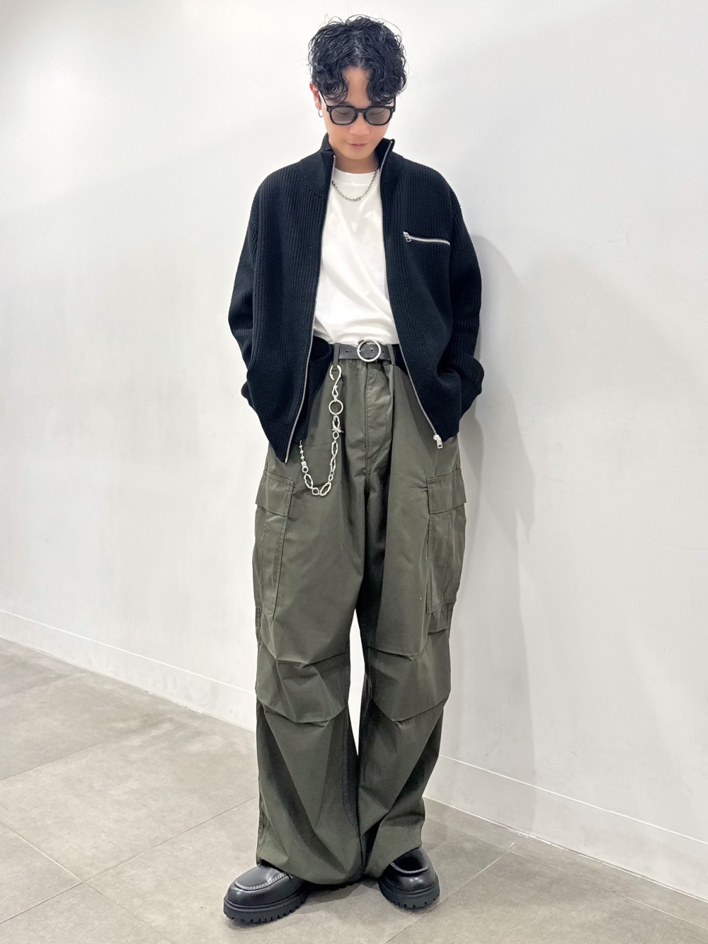 Rib Stitched Full-Zip Knitted Jacket」| GU的穿搭理念