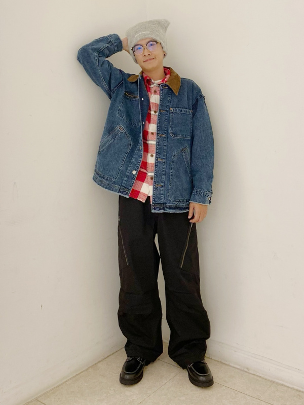 カバーオールジャケット UNDERCOVER（メンズ）の着用コーディネート