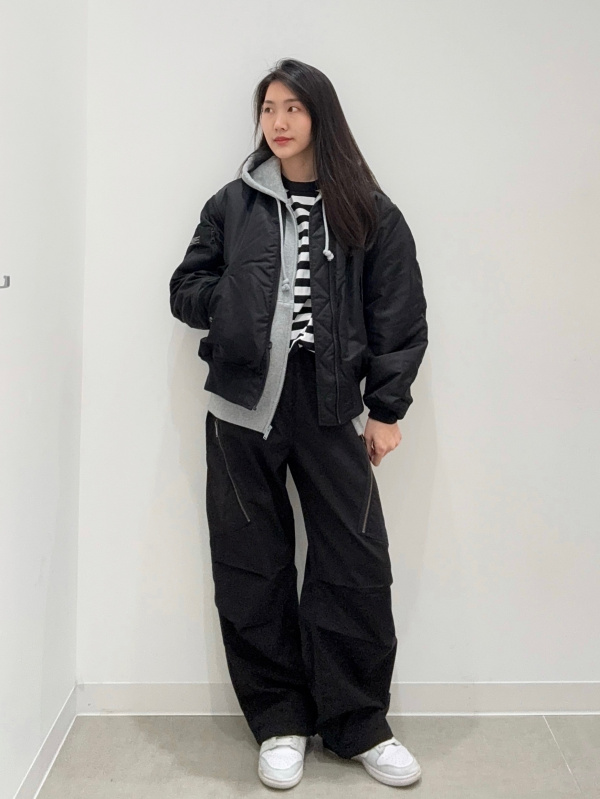 ジップアップブルゾン UNDERCOVER、ヘビーウェイトスウェット