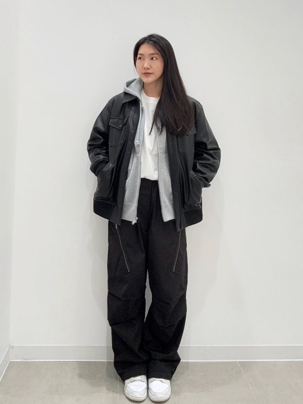 ジップアップブルゾン UNDERCOVER、ヘビーウェイトスウェット
