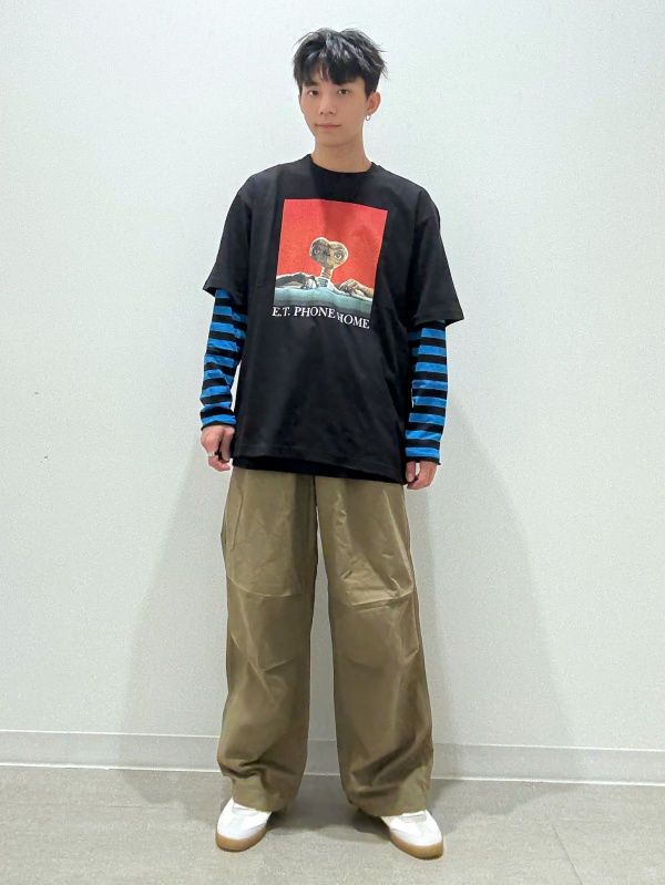 カバーオールジャケット UNDERCOVER、ジップポケットボーダーT(長袖