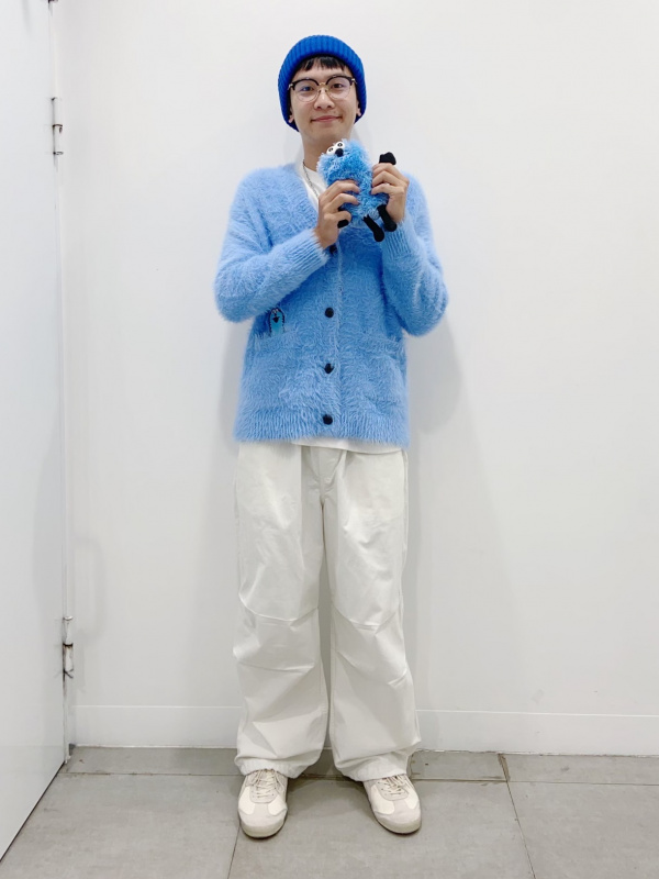 ヘビーウェイトスウェットプルオーバー パペットスンスン、ポーチ