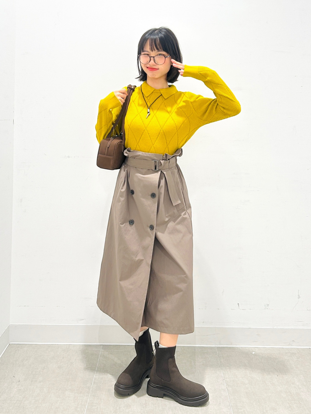 Trench Skirt/by rokh」| GU的穿搭理念