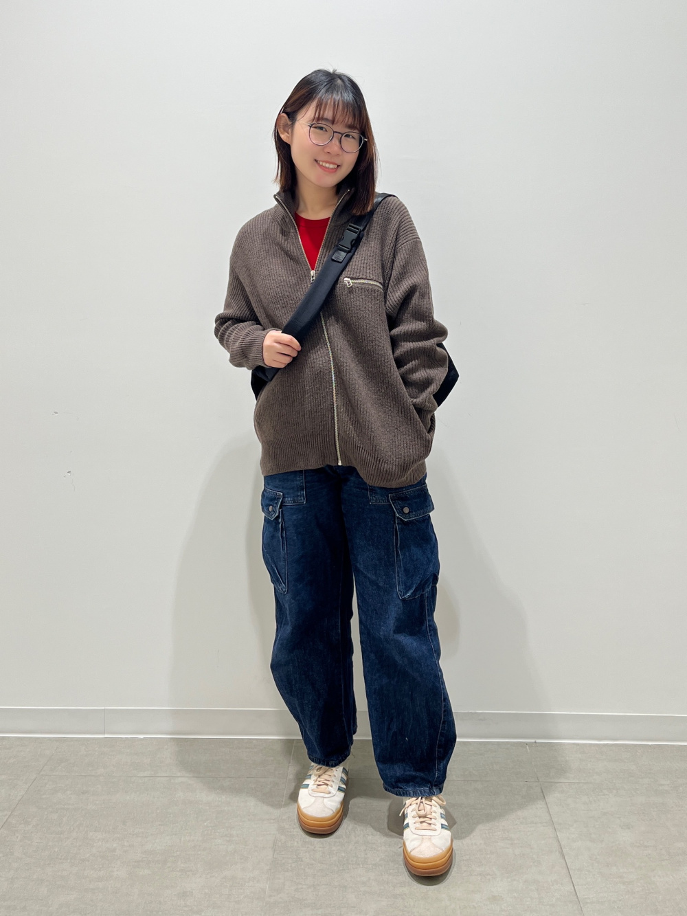 Rib Stitched Full-Zip Knitted Jacket」| GU的穿搭理念