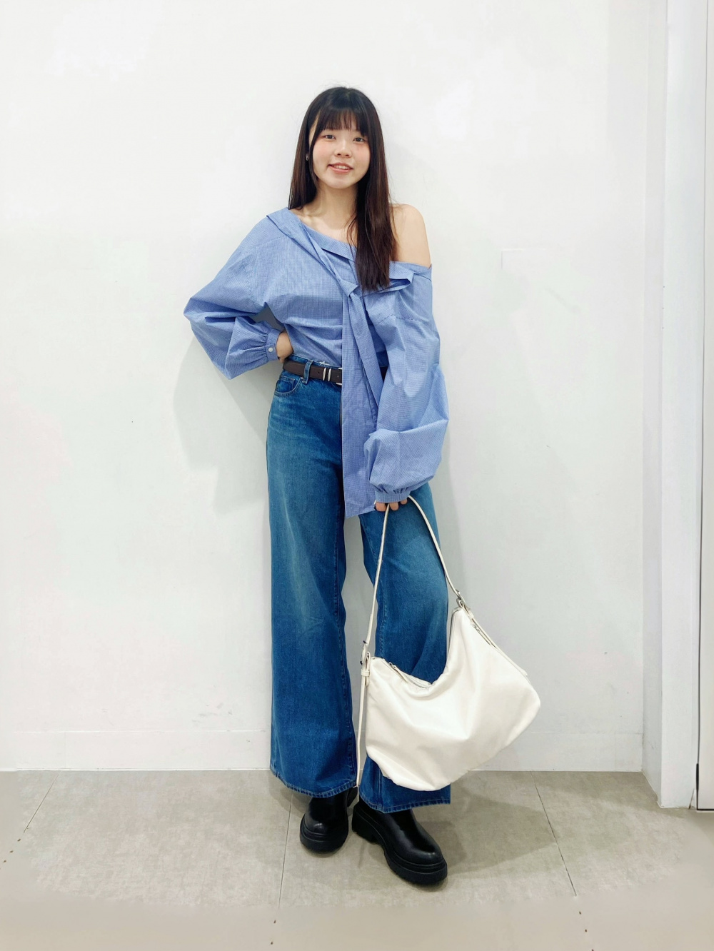 Ribbed Knitted Sock Boots、Track Pants」| GU的穿搭理念