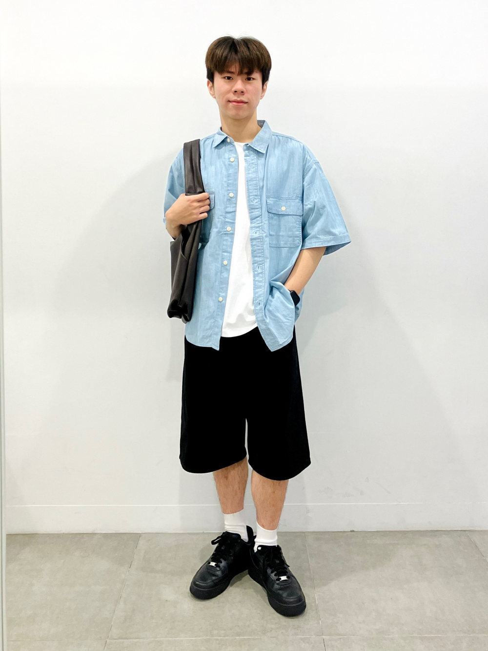 Check styling ideas for「Open Collar Shirt | HalfSlv | UNDERCOVER