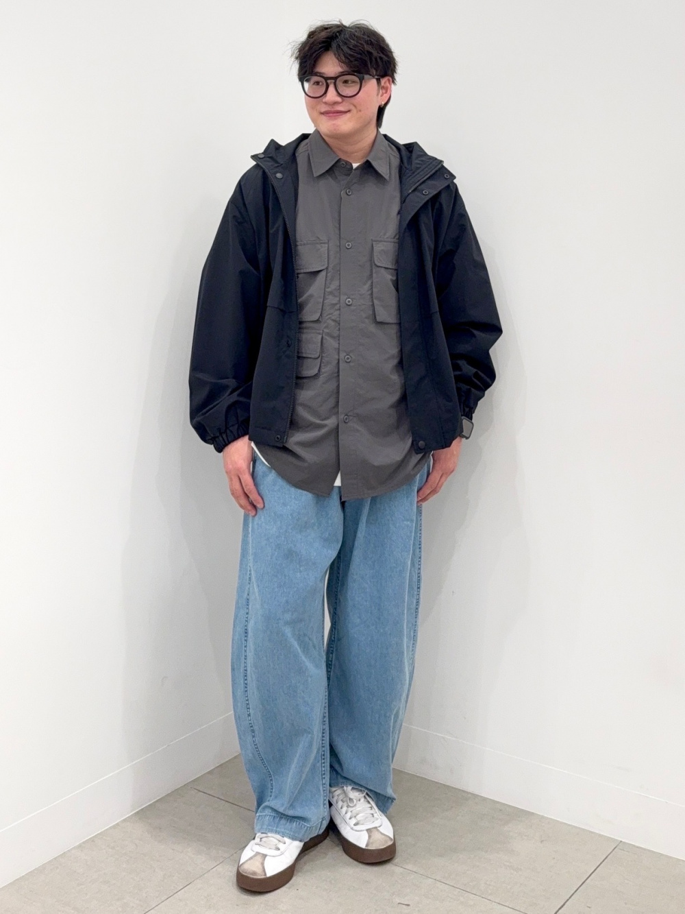 Check styling ideas for「Windproof Sailing Jacket、Twill Wide