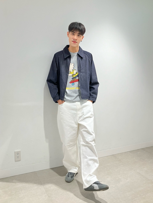 スウェT(5分袖) UNDERCOVER、デニムイージーパンツ UNDERCOVERの