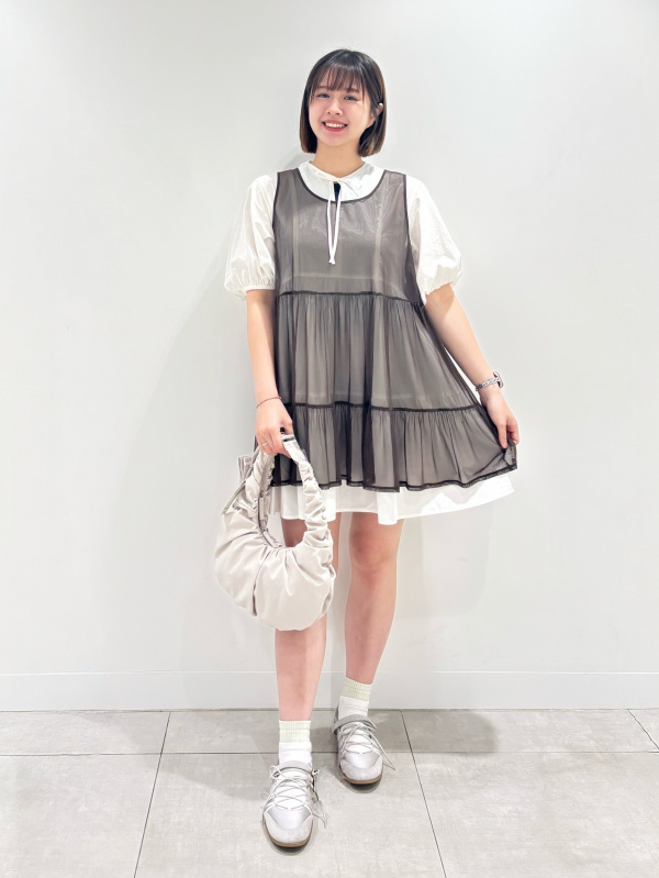 An outfit using 2 Piece Tulle Tunic and Tiered Tunic Dress