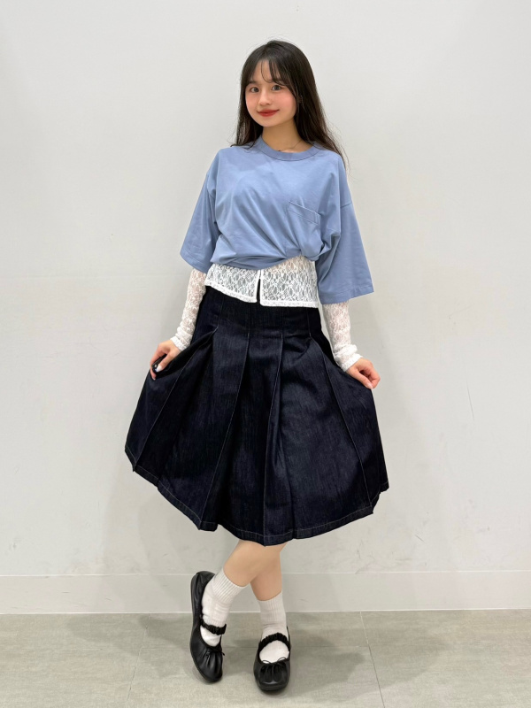 Tank Top 3P、Lace Ribbon Cardigan」的穿搭靈感｜GU