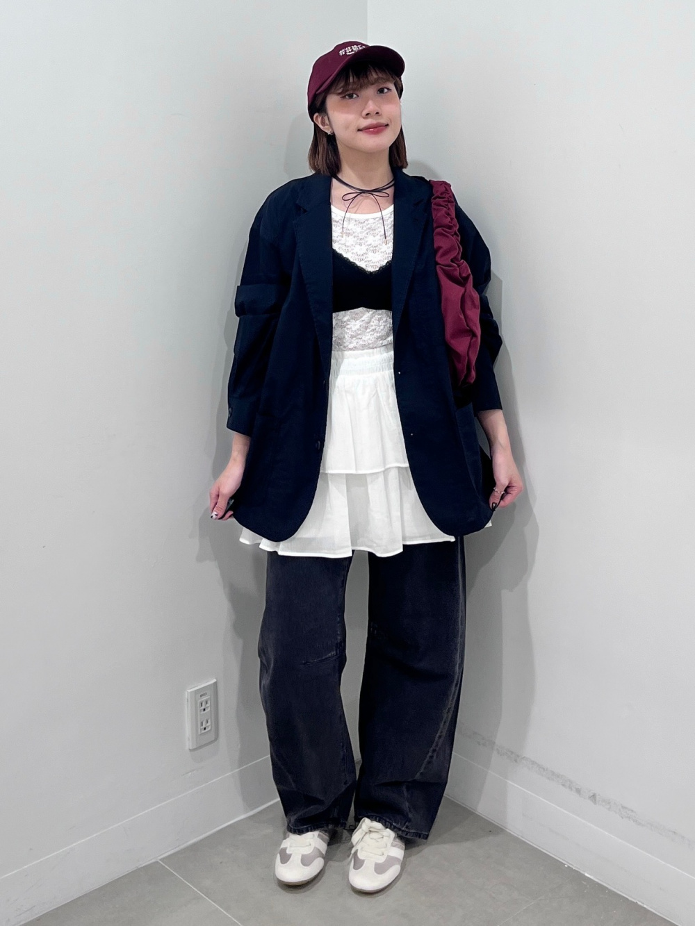Protection Twill Cap/Logo、Front Button Sweater/Sleeveless/Q」| GU