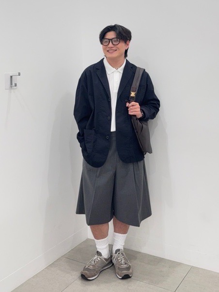 Dry Pique Crossed Neck T-Shirt ENGINEERED GARMENTS、Utility Shorts