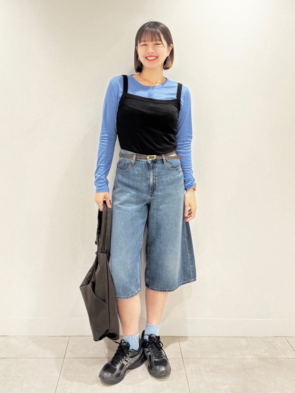 Cotton Blend Square Neck Camisole/Dry、Square Toe Sneakers/CL」的