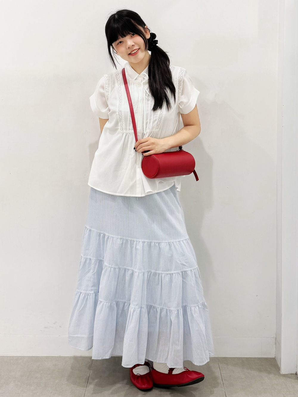 Lace Blouse/Sleeveless/Q」| GU的穿搭理念