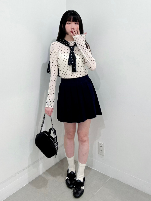 An outfit using Faux Leather Zip Jacket | MN and Sheer Dot T-Shirt