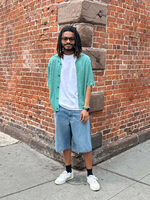 Washable Mesh Knitted Shirt | HalfSlv(Men's) outfit ideas| GU US
